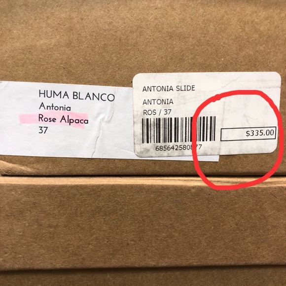 Huma Blanco pink rose fur slides Antonia cruelty free alpaca Peru handmade suede - Picture 4 of 16